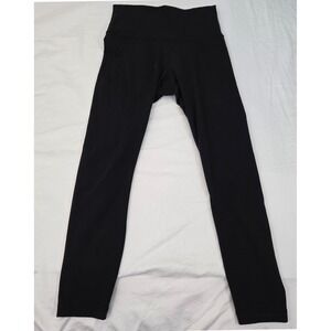 Lululemon Black Full-Length High Rise Yoga Leggings‎ Women Size 2-4 Athleisure